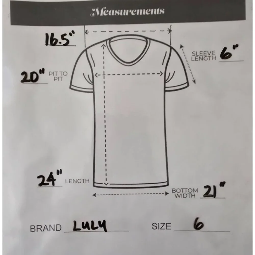 Lululemon Love V-Neck Curved Hem Athleisure Pima Cotton Short Sleeve Tee Shirt 6 - Picture 9 of 9